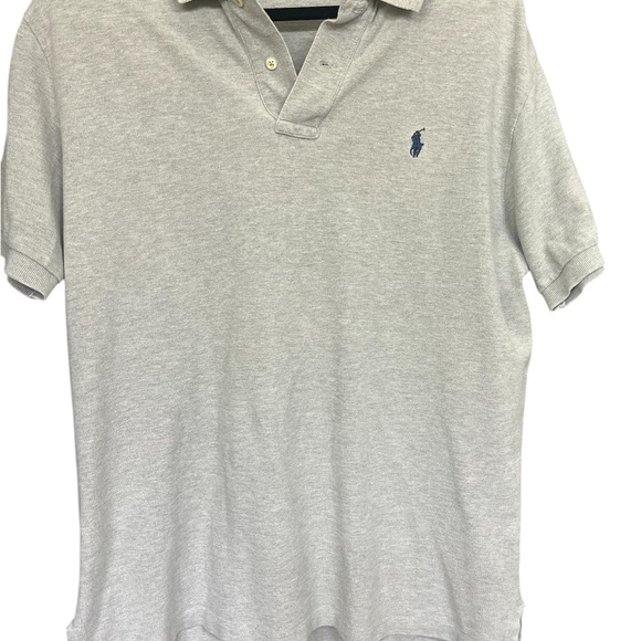 Vintage Polo by Ralph Lauren Men's Gray Polo Shirt, Size‎ L - Picture 1 of 6